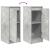Bufetă Gri Beton 29,5x34x76 cm Lemn prelucrat GartenMobel Dekor