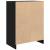 Bufetă Stejar negru 57x34x76 cm Lemn prelucrat GartenMobel Dekor