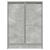 Bufetă Gri Beton 57x34x76 cm Lemn prelucrat GartenMobel Dekor