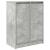 Bufetă Gri Beton 57x34x76 cm Lemn prelucrat GartenMobel Dekor