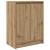 Bufetă Stejar Artisan 57x34x76 cm Lemn prelucrat GartenMobel Dekor