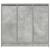 Bufetă Gri Beton 85x34x76 cm Lemn prelucrat GartenMobel Dekor