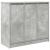 Bufetă Gri Beton 85x34x76 cm Lemn prelucrat GartenMobel Dekor