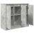 Bufetă Gri Beton 85x34x76 cm Lemn prelucrat GartenMobel Dekor