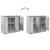Bufetă Gri Beton 85x34x76 cm Lemn prelucrat GartenMobel Dekor