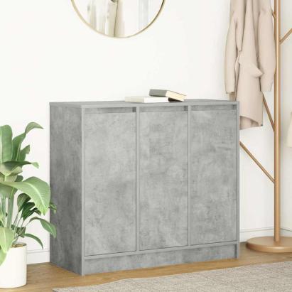 Bufetă Gri Beton 85x34x76 cm Lemn prelucrat GartenMobel Dekor