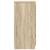 Bufetă Stejar Sonoma 37,5x35x76 cm Lemn prelucrat GartenMobel Dekor