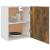 Dulap suspendat, stejar fumuriu, 50x31x60 cm, lemn prelucrat GartenMobel Dekor