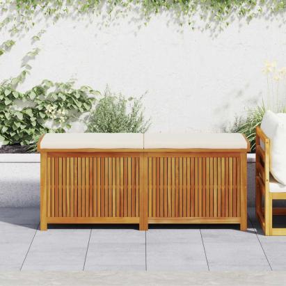Cutie de perne de exterior 150x50x60,5 cm lemn masiv de salcâm GartenMobel Dekor