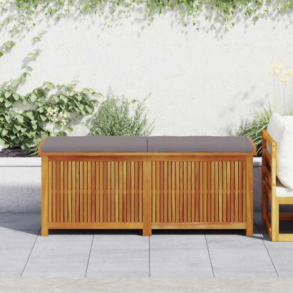 Cutie de perne de exterior 150x50x60,5 cm lemn masiv de salcâm GartenMobel Dekor
