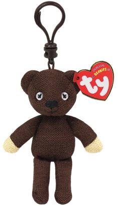PLUS BRELOC TY 8.5CM BEANIE BABIES URSULETUL LUI MR BEAN SuperHeroes ToysZone