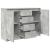 Bufetă cu sertare Gri beton 100,5x35x76 cm Lemn prelucrat GartenMobel Dekor