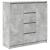 Bufetă cu sertare Gri beton 100,5x35x98,5 cm Lemn prelucrat GartenMobel Dekor