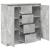 Bufetă cu sertare Gri beton 100,5x35x98,5 cm Lemn prelucrat GartenMobel Dekor