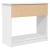 Consolă cu sertare alb 85,5x38,5x74,5 cm GartenMobel Dekor