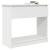 Consolă cu sertare alb 85,5x38,5x74,5 cm GartenMobel Dekor