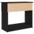 Consolă cu sertare Negru 85,5x38,5x74,5 cm GartenMobel Dekor