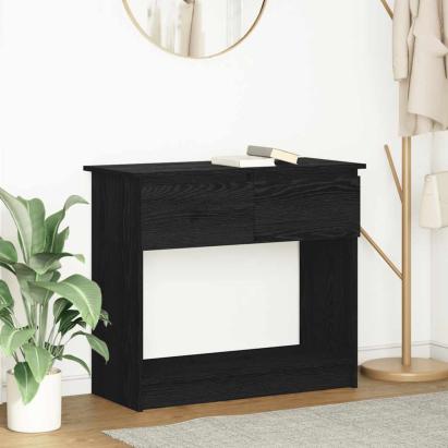Consolă cu sertare Negru 85,5x38,5x74,5 cm GartenMobel Dekor