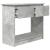 Consolă cu sertare Gri beton 85,5x38,5x74,5 cm GartenMobel Dekor