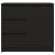 Bufetă cu sertar Stejar negru 71x35x65 cm Lemn prelucrat GartenMobel Dekor