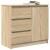 Bufetă cu sertar Stejar Sonoma 71x35x65 cm Lemn prelucrat GartenMobel Dekor