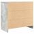 Bufetă cu sertar Gri beton 71x35x65 cm Lemn prelucrat GartenMobel Dekor