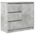 Bufetă cu sertar Gri beton 71x35x65 cm Lemn prelucrat GartenMobel Dekor