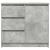 Bufetă cu sertar Gri beton 71x35x65 cm Lemn prelucrat GartenMobel Dekor