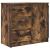 Bufetă cu sertar stejar afumat 71x35x65 cm lemn de stratificat GartenMobel Dekor