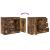 Bufetă cu sertar stejar afumat 71x35x65 cm lemn de stratificat GartenMobel Dekor