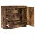 Bufetă cu sertar stejar afumat 71x35x65 cm lemn de stratificat GartenMobel Dekor
