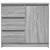 Bufetă cu sertar Gri Sonoma 71x35x65 cm Lemn prelucrat GartenMobel Dekor
