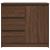 Bufetă cu sertar Stejar maro 71x35x65 cm Lemn prelucrat GartenMobel Dekor