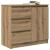 Bufetă cu sertar Artisan Stejar 71x35x65 cm lemn prelucrat GartenMobel Dekor