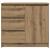 Bufetă cu sertar Artisan Stejar 71x35x65 cm lemn prelucrat GartenMobel Dekor