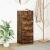 Bufetă cu sertare Stejar afumat 37,5x35x99 cm Lemn prelucrat GartenMobel Dekor