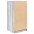 Bufetă cu sertare Gri Sonoma 37,5x35x99 cm Lemn prelucrat GartenMobel Dekor