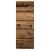 Bufetă cu sertare Lemn vechi 37,5x35x99 cm Lemn prelucrat GartenMobel Dekor