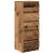 Bufetă cu sertare Lemn vechi 37,5x35x99 cm Lemn prelucrat GartenMobel Dekor