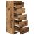 Bufetă cu sertare Lemn vechi 37,5x35x99 cm Lemn prelucrat GartenMobel Dekor