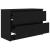 Dulap TV negru 80x35x54 cm lemn prelucrat GartenMobel Dekor