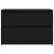 Dulap TV negru 80x35x54 cm lemn prelucrat GartenMobel Dekor