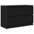 Dulap TV negru 80x35x54 cm lemn prelucrat GartenMobel Dekor