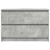 Dulap TV Beton Gri 80x35x54 cm Lemn prelucrat GartenMobel Dekor