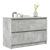 Dulap TV Beton Gri 80x35x54 cm Lemn prelucrat GartenMobel Dekor