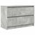 Dulap TV Beton Gri 80x35x54 cm Lemn prelucrat GartenMobel Dekor