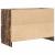 Dulap TV Stejar afumat 80x35x54 cm Lemn prelucrat GartenMobel Dekor