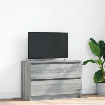 Dulap TV Gri Sonoma 80x35x54 cm lemn prelucrat GartenMobel Dekor