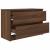 Dulap TV Stejar maro 80x35x54 cm Lemn prelucrat GartenMobel Dekor