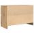 Dulap TV Artisan Stejar 80x35x54 cm Lemn prelucrat GartenMobel Dekor